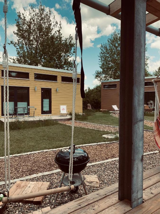 TINYLODGE am Ellertshäuser See Stadtlauringen Exterior foto