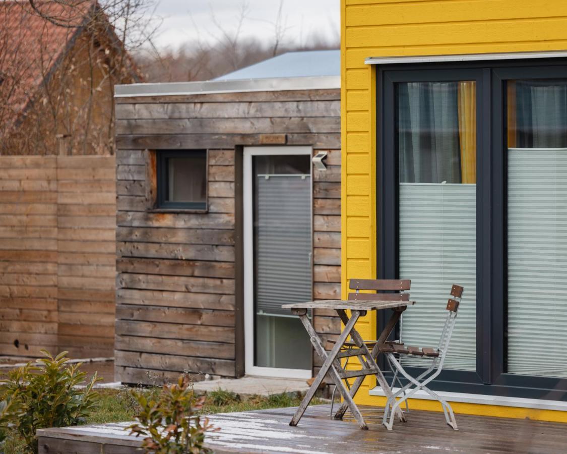 TINYLODGE am Ellertshäuser See Stadtlauringen Exterior foto